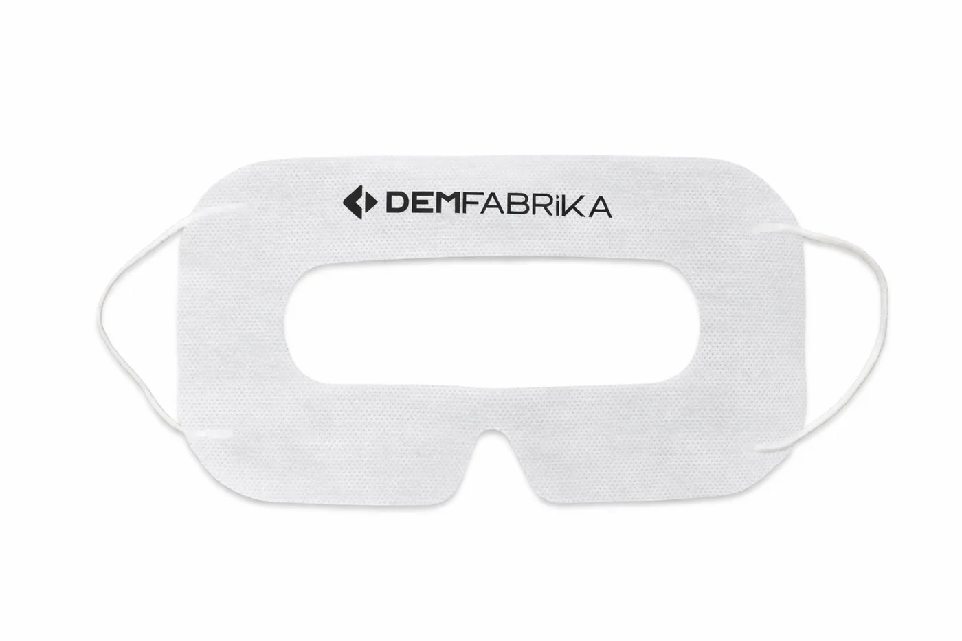 VR gözlük maske imalatı - ön yüze kurumsal logo baskılı özel üretim örneği